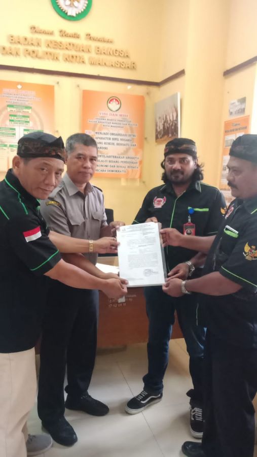 Keluarga Pedagang Bakso Nusantara (KPBN) Korwil Makassar Ber-AHU Resmi Terdaftar Kesbangpol Makassar