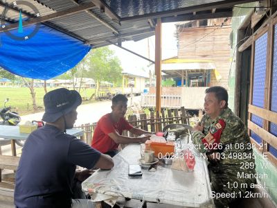BABINSA 08/MDH LAKUKAN KOMSOS BERSAMA WARGA, WUJUDKAN LINGKUNGAN AMAN DAN KONDUSIF